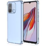 Caseart Xiaomi Redmi 12C Kapak Kamera Korumalı Airbag Antishock Köşe Korumalı Şeffaf Silikon Kılıf