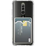 Caseart Xiaomi Redmi 8 Kapak Kamera Korumalı Kartlıklı Darbe Emici Özellikli Şeffaf Silikon Kılıf