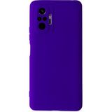 Caseart Xiaomi Redmi Note 10 Pro Kapak Içi Kadife Kamera Korumalı Lansman Silikon Kılıf - Mor