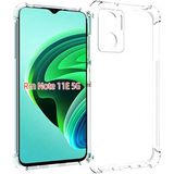 Caseart Xiaomi Redmi Note 11E Kapak Kamera Korumalı Airbag Antishock Köşe Korumalı Şeffaf Silikon Kılıf
