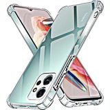 Caseart Xiaomi Redmi Note 12 4g Kapak Kamera Korumalı Airbag Antishock Köşe Korumalı Şeffaf Silikon Kılıf
