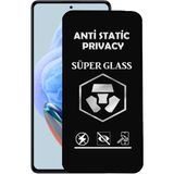 CaseArt Xiaomi Redmi Note 12 Pro 5g Tam Kaplayan Anti Statik Hayalet Süper Cam Ekran Koruyucu - Şeffaf