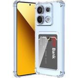 Caseart Xiaomi Redmi Note 13 Pro 5g Kapak Kamera Korumalı Kartlıklı Darbe Emici Özellikli Şeffaf Silikon Kılıf