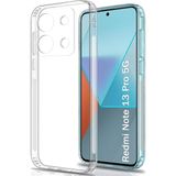 Caseart Xiaomi Redmi Note 13 Pro 5g Kapak Kamera Korumalı Tıpalı Şeffaf Silikon Kılıf - Redmi Note 13 Pro 5G