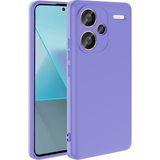 Caseart Xiaomi Redmi Note 13 Proplus ile Uyumlu Kapak Kamera Korumalı Içi Kadife Lansman Silikon Kılıf - Lila - Redmi Note 13 Pro Plus