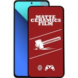 Caseart Xiaomi Redmi Note 13 Tam Kaplayan Mat Seramik Nano Esnek Ekran Koruyucu Cam - Şeffaf
