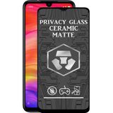 Caseart Xiaomi Redmi Note 7 Pro Tam Kaplayan Mat Seramik Nano Esnek Hayalet Ekran Koruyucu - Şeffaf