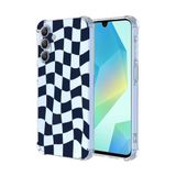 Caseji Samsung Galaxy A16 ile Uyumlu Premium Baskılı Dama Desenleri Silikon Kılıf