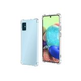 Caseji Samsung Galaxy A71 Uyumlu Köşe Korumalı Şeffaf Kılıf