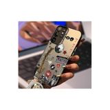 Caseji Samsung Galaxy S24 FE ile Uyumlu Disko Topu Baskı Darbe Emici Telefon Kılıfı