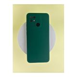 Caseji Xiaomi Redmi 10C Uyumlu İçi Kadifeli Lüx Kamera Korumalı Lansman Kılıf, Haki Yeşili