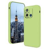 Caseji Xiaomi Redmi 12C ile Uyumlu, İçi Kadifeli, Kamera Korumalı Lansman Kılıf, Yeşil