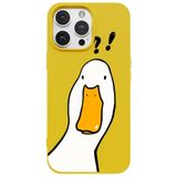 Casen iPhone 11 Pro ile uyumlu Sarı What Duck Ördek Tasarımlı Kamera Korumalı Renkli Silikon Kılıf, ip-11-pro-II