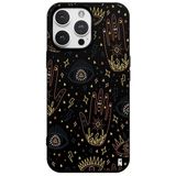 Casen iPhone 11 Pro ile Uyumlu Silikon Kılıf, Siyah, Gözlü Tasarım, Kamera Korumalı
