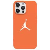 Casen iPhone 12 Pro ile Uyumlu Turuncu Lansman Renkli Silikon Premium Basketbol Kılıf, ip-12-pro