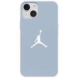 Casen iPhone 13 ile uyumlu Mavi Lansman Renkli Silikon Premium Basketbol Kılıf, ip-13