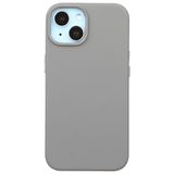 Casen iPhone 14 ile Uyumlu Vegan Deri Gizli MagSafe Kılıf, Beyaz, Premium Kamera Koruma, Darbe Emici