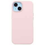 Casen iPhone 14 ile Uyumlu Vegan Deri Gizli MagSafe Kılıf, Pembe, Premium Kamera Koruma, Darbe Emici