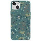 Casen iPhone 14 Plus ile Uyumlu Silikon Kılıf, Haki, Kamera Korumalı, I'm Mysterious Tasarımlı