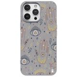 Casen iPhone 14 Pro ile Uyumlu Silikon Kılıf, Gri, Kamera Korumalı, I'm Mysterious Tasarımlı