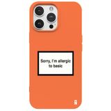 Casen iPhone 14 Pro ile Uyumlu Silikon Kılıf, Kamera Korumalı, Turuncu
