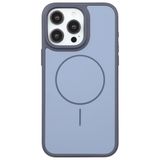 Casen iPhone 14 Pro Max Uyumlu Mavi Premium MagSafe Destekli Darbe Emici Kamera Koruma Dayanıklı Kılıf
