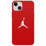 Casen iPhone 15 ile Uyumlu Kırmızı Lansman Renkli Silikon Premium Basketbol Kılıf, ip-15