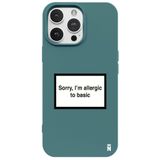 Casen iPhone 15 Pro Max ile Uyumlu Silikon Kılıf, Kamera Korumalı, Haki