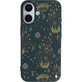Casen iPhone 16 Haki Lansman Renkli Silikon I'm Mysterious Tasarımlı Kamera Korumalı Telefon Kılıf