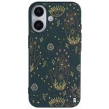 Casen iPhone 16 Plus ile Uyumlu Silikon Kılıf, Haki, Kamera Korumalı, I'm Mysterious Tasarımlı