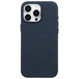Casen iPhone 16 Pro ile Uyumlu Mavi Renk, Gizli MagSafe Destekli, Mikro Kabartma Dokulu Premium Kılıf