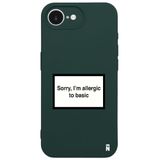 Casen iPhone 16E ile Uyumlu Silikon Kılıf, Kamera Korumalı, Yeşil