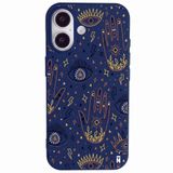 Casen iPhone 17 ile Uyumlu Silikon Kılıf, Lacivert, I'm Mysterious Tasarımlı, Kamera Korumalı