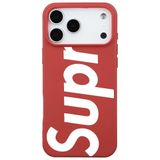 Casen iPhone 17 Pro ile Uyumlu Kırmızı Lansman Sup Tasarımlı Renkli Silikon Kılıfı, ip-17-pro