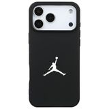 Casen iPhone 17 Pro ile Uyumlu Siyah Lansman Renkli Silikon Premium Basketbol Kılıf, ip-17-pro