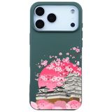 Casen iPhone 17 Pro Kaktüs Lansman Sakura Renkli Silikon Kılıfı