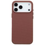 Casen iPhone 17 Pro Max ile Uyumlu Kahverengi, Gizli MagSafe Destekli, Mikro Kabartma Dokulu Premium Kılıf