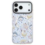Casen iPhone 17 Pro Max ile Uyumlu Magsafe Arty Şeffaf Tasarımlı Silikon Kılıf, Beyaz