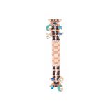 Casen Watch Saat 44mm Rose Gold Galaksi Charm Tasarımlı Şık Gold Taşlı Kordon