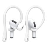 CaseOnn Apple AirPods 3. Nesil Kulak Üstü Kulaklık Tutucu Spor Kanca, Esnek Silikon Düşme Önleyici Askı Beyaz [Apple AirPods 3. Nesil ile Uyumlu]