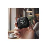 CaseOnn Apple AirPods 4 Kılıf Güvenli Kilitli Kuru Kafa Karbon Koyu Gri, 87007127