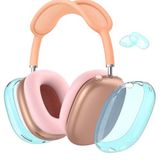 CaseOnn Apple AirPods Max 2 / AirPods Max Kılıf Transparan Silikon Koruyucu Kapak Mavi [Airpods Max/Max2 ile Uyumlu]
