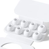 Caseonn Apple Airpods Pro 2 / Airpods Pro Uyumlu Yedek Silikon Kulaklık Ucu (4 Farklı Boy Xs/s/m/l) - Beyaz