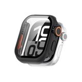 CaseOnn Apple Watch Series 11 46mm Kılıf Watch Ultra Görünümlü Dönüştürücü Sert Bumper Kasa Siyah