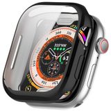 CaseOnn Apple Watch Series 6 44mm Kılıf Ekran Korumalı 360 Tam Koruma Siyah [Apple Watch Series 6 44mm ile Uyumlu]