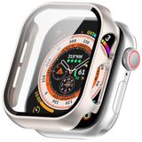 CaseOnn Apple Watch Series 8 45mm Kılıf Tam Korumalı Ekran Koruyuculu Sert Bumper Kasa Starlight [Apple Watch Series 8 45mm ile Uyumlu]