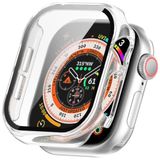 CaseOnn Apple Watch Series 9 45mm Kılıf Tam Korumalı Ekran Koruyuculu Sert Bumper Kasa Şeffaf [Apple Watch Series 9 45mm ile Uyumlu]