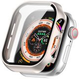 CaseOnn Apple Watch Series 9 45mm Kılıf Tam Korumalı Ekran Koruyuculu Sert Bumper Kasa Starlight [Apple Watch Series 9 45mm ile Uyumlu]
