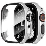 CaseOnn Apple Watch Ultra Kılıf Tam Korumalı Ekran Koruyuculu Sert Bumper Kasa Gümüş [Apple Watch Ultra ile Uyumlu]