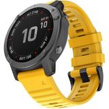 Caseonn Garmin Instinct 3 - 45 mm Amoled Kordon Quickfit Premium Spor Kayış Sarı